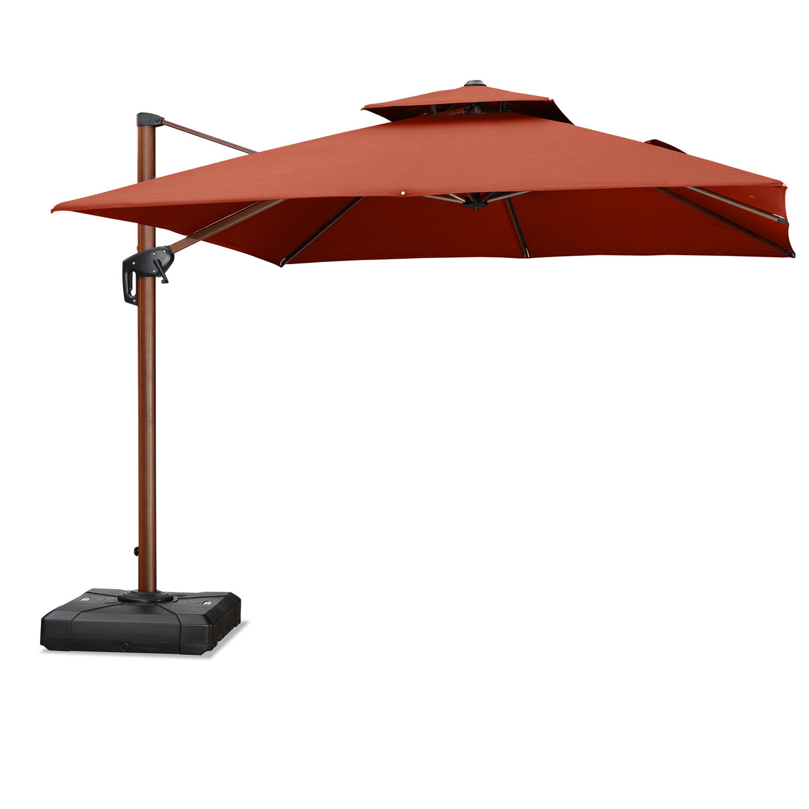 Waddell 10' Cantilever Umbrella, Brick