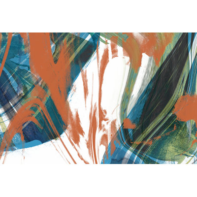 Marbled Abstraction II - Wrapped Canvas Print