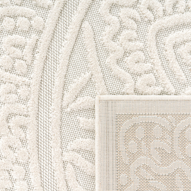 Bastin Solid Colour Indoor / Outdoor Area Rug, Rectangular 60 x 100cm