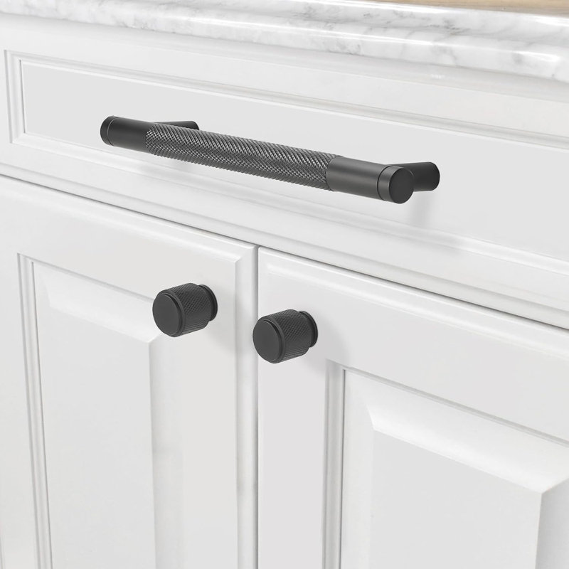 Paquet de 15 poignées d'armoire et poignées de tiroir, centre de trou, quincaillerie d'armoire de cuisine durable pour armoires, tiroirs, commodes et portes