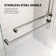 60 in. W X 74 in. H Double Sliding Frameless Shower Door with 5/16 in. (8mm) Clear Glass