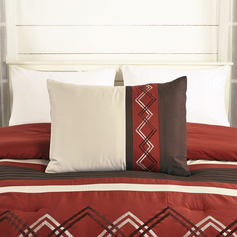 Microfiber Modern & Contemporary 7 Piece Comforter Set, California King Comforter + 6 Additional Pieces