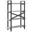 100cm W Steel Etagere Bookcase-530705008-530705010