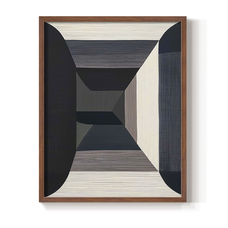 "ABSTRACT Series DCLxxxx" par J Paul, Noyer, H 21 po x l 17 po