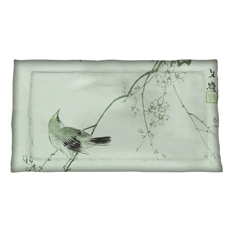 Taie décorative Keito Sato, Microfibre, Très grand, Vert