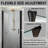 28-29.9 in. W x 72 in. H Pivot Swing Frameless Shower Door with Clear SGCC Tempered Glass-114866649
