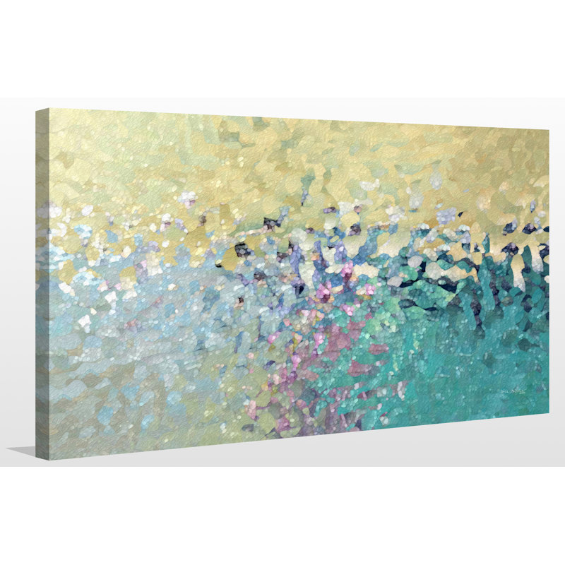 " Turn Pain Into Purpose, Luke 8:39 " by Mark Lawrence, 31.5" H x 51.5" W x 2" D, Silver Floater Frame