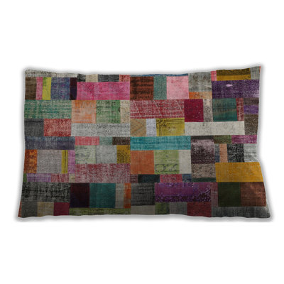 Patchwork Outdoor Throw Pillow