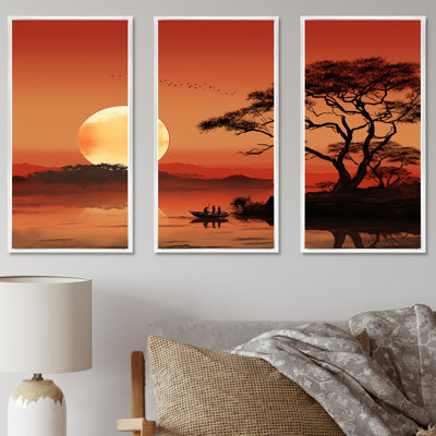 Art africain, "Spirit of the Wild" 1 - Arbre, art mural africain