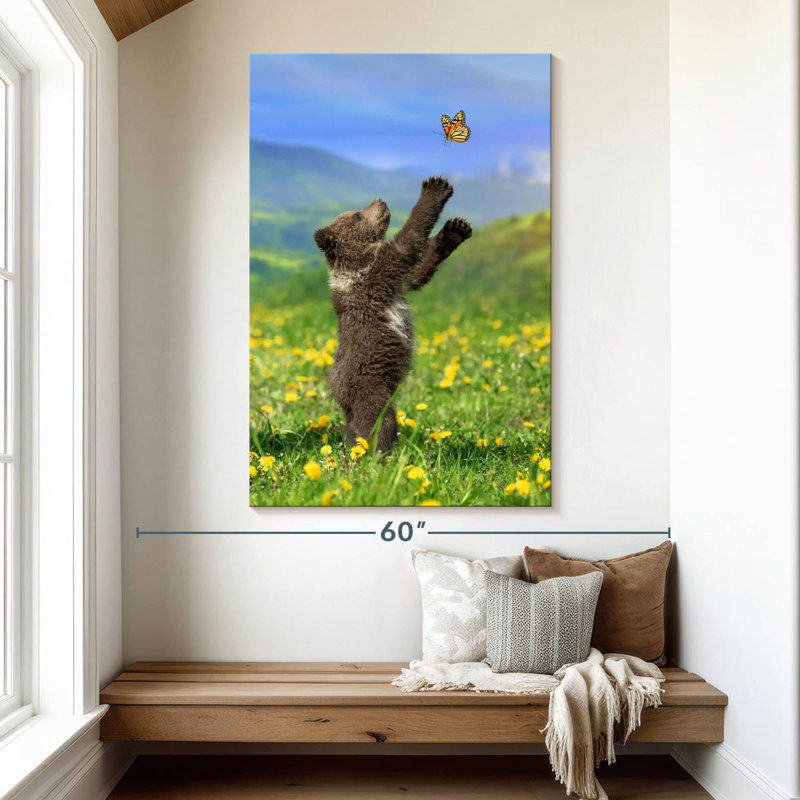 Friendly Bear, 51" H x 34" W