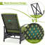 Chaise de patio inclinable avec coussins-1953321771