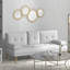 Daxten Metal Flat Wall Mirror-473776334