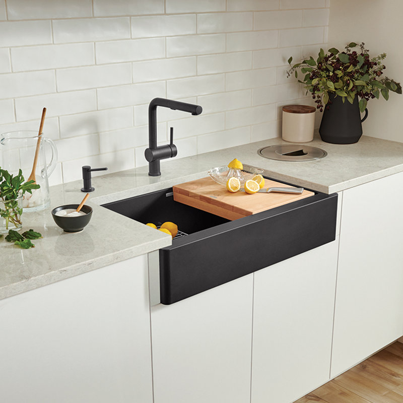 Vintera SILGRANIT 30" L X 19'' W Farmhouse Sink, Café