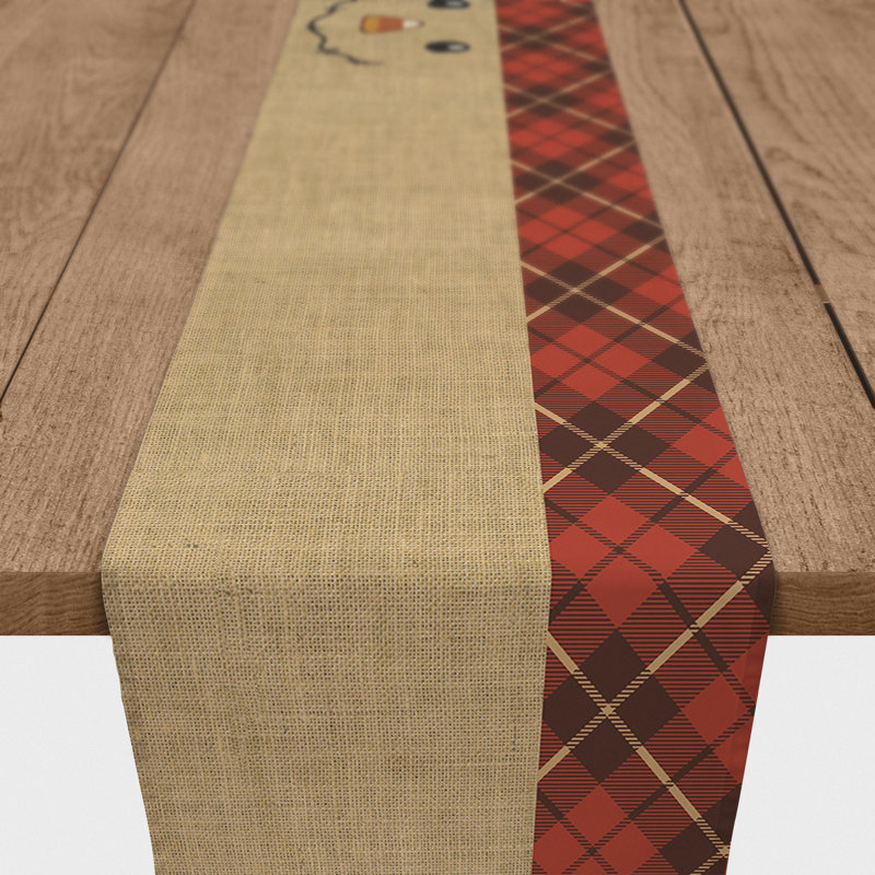 Vesper Happy Harvest Scarecrow Table Runner, 90" L x 16" W