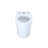 TOTO® Nexus® Two-Piece Elongated 1.28 GPF Universal Height Toilet with CEFIONTECT® and SS124 SoftClose Seat, WASHLET®+ Ready, Cotton White-71206734-31896222