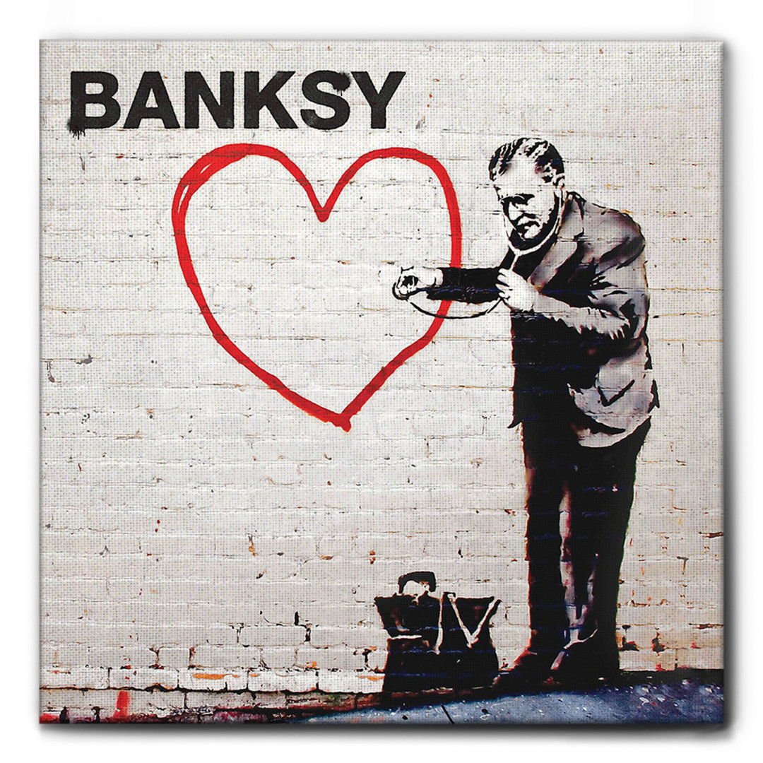 Leinwandbild Heart Doctor von Banksy