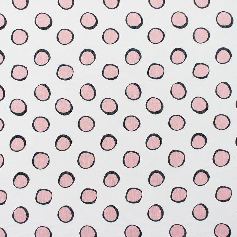 Nuevo Mundo Solis Performance Fabric, Blanco/Rosa