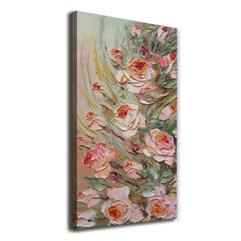Roses - Wrapped Canvas Print