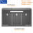 Awoco 36" Stainless Steel 900 CFM Ducted (Vented) Under Cabinet Range Hood with Baffle Filter