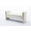 Banc de rangement en velours avec bande de garniture en métal doré 032-Velours-556551999