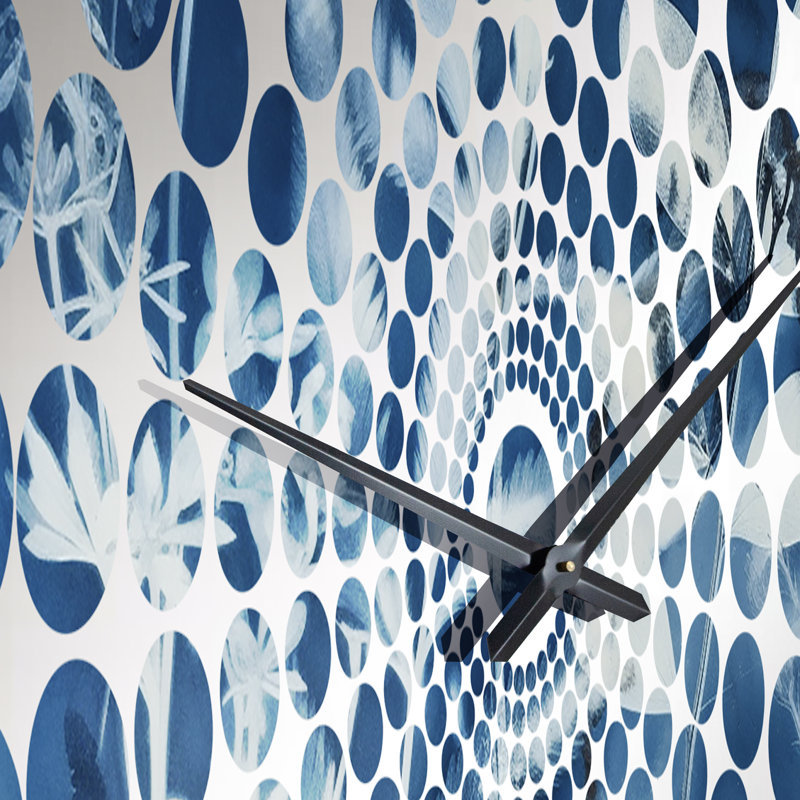 Horloge murale Hannabelle - Abstract Botanicals, Grand