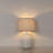 24" Single Ceramic Table Lamp Set