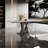 Rectangular microlite dining table and chair set-106900415