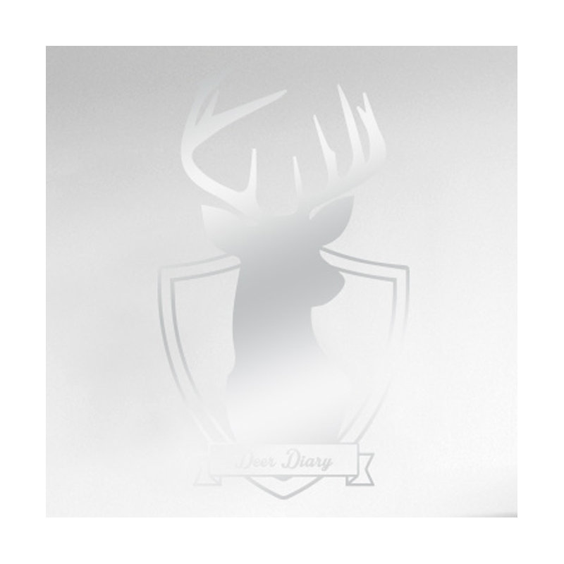 Animals Wall Decal, Medium, Shiny Silver