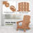 Haider Folding Adirondack Chairs Weather-Resistant HDPE Outdoor Firepit Chairs With Cup Holder-1574700701