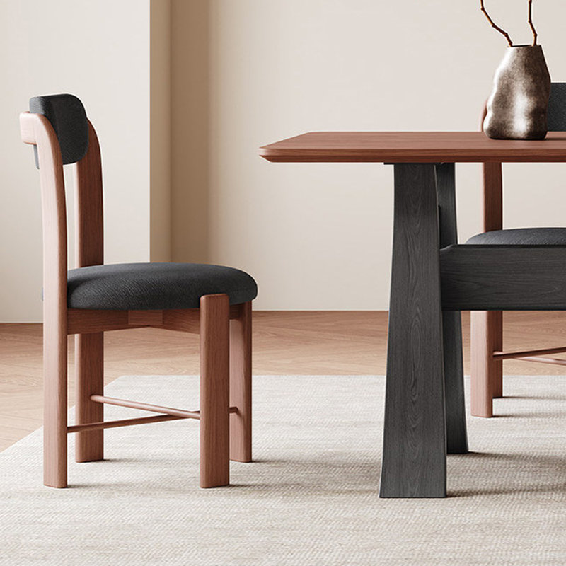 Ensembles de table de salle à manger rétro et uniques, 5 pièces: table, 4 chaises, H 29,52 po x L 70,86 po x l 35,43 po