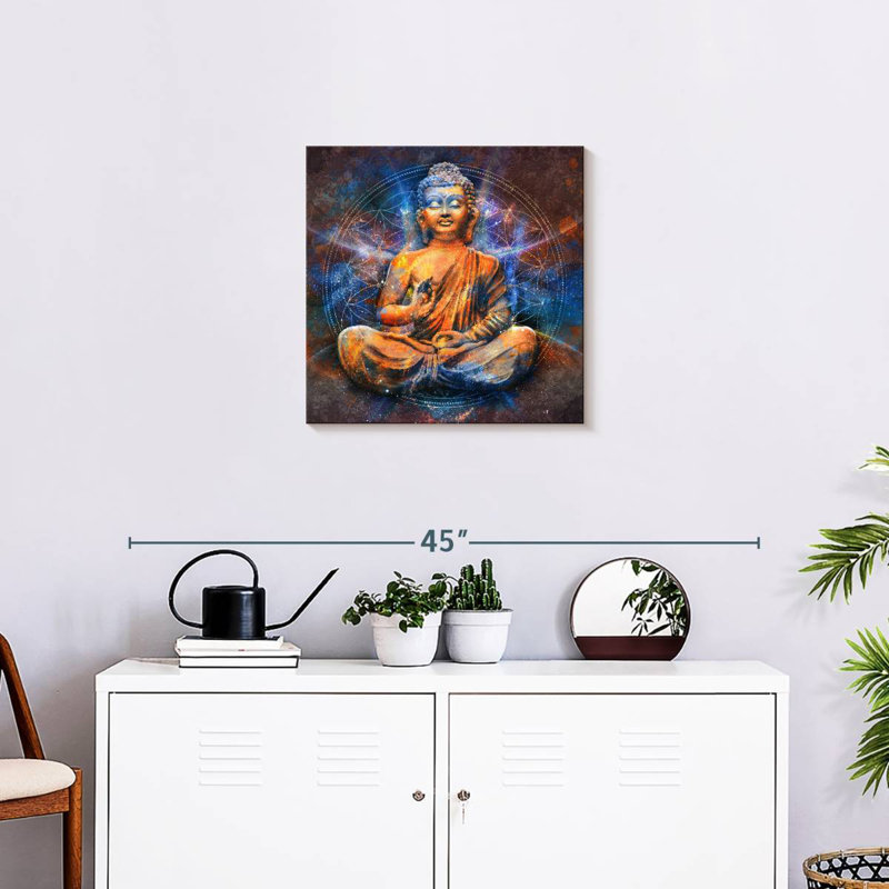 Javir Nirvana du Bouddha, H 20 po x l 20 po