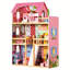 Maison de poupée en bois pour enfants avec accessoires de mobilier pour anniversaire et Noël
