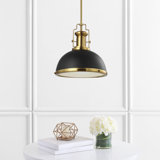 Staub 1-Light Modern Industrial Metal LED Dome Pendant