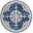 Carlisle Navy/Light Gray Oriental Rug-2133757130