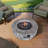 Fehime Round Concrete Propane Smokeless Fire Pit-724618856