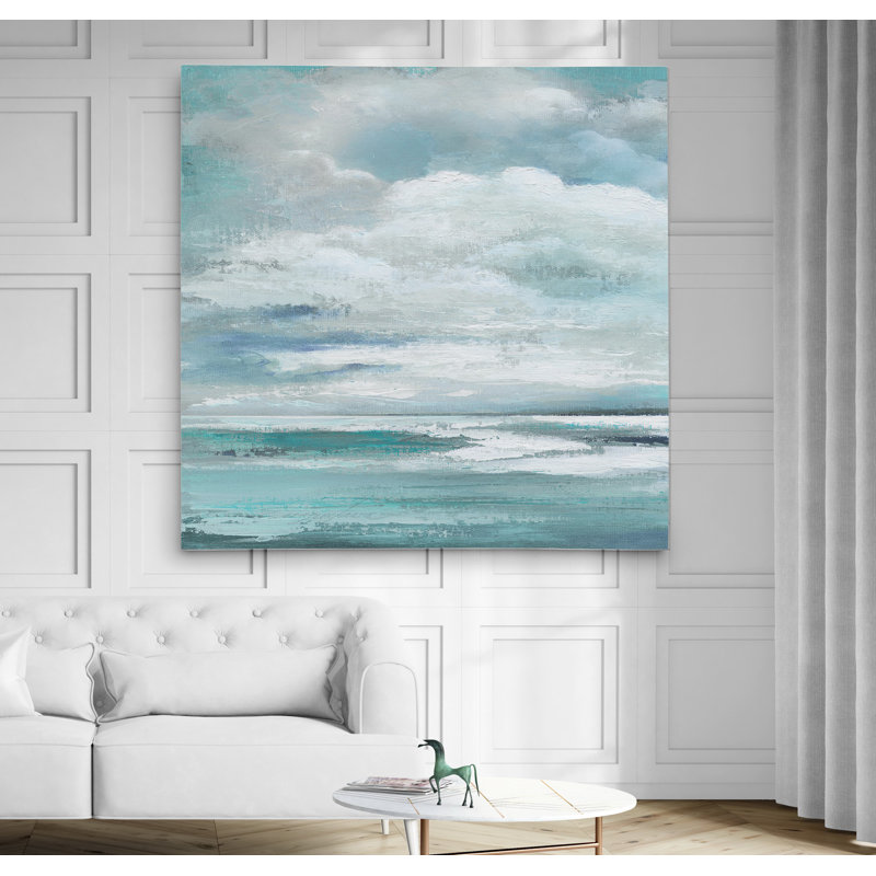 Nuage gonflé - impression, H 40 po x l 40 po x P 1,5 po, Toile tendue