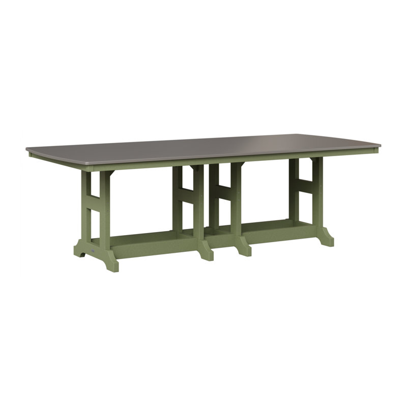 Table de salle à manger rectangulaire 96 po Berlin Gardens Garden Classic, H 30,87 po x l 96 po x P 44 po, Sauge