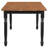 Emmaline Rectangular 63-Inch Wood Dining Table Walnut