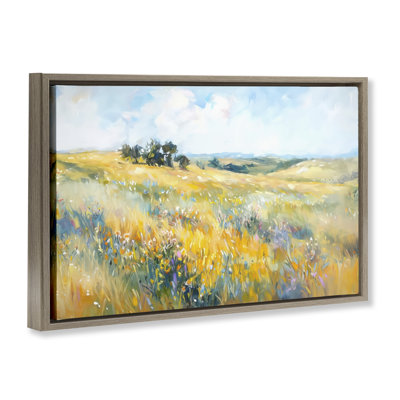 Scène de campagne champêtre brune encadrée par Ramona Murdock