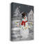 Festive Snowman I - impression sur toile tendue-425113343