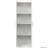 High Wardrobe & Kitchen Cabinet, White, 2 Doors, 3 Partitions, 4 Storages, 15Mm Particle Board, Easy Assembly White 2-Door 3 Cabinet For And Kitchen, Salient