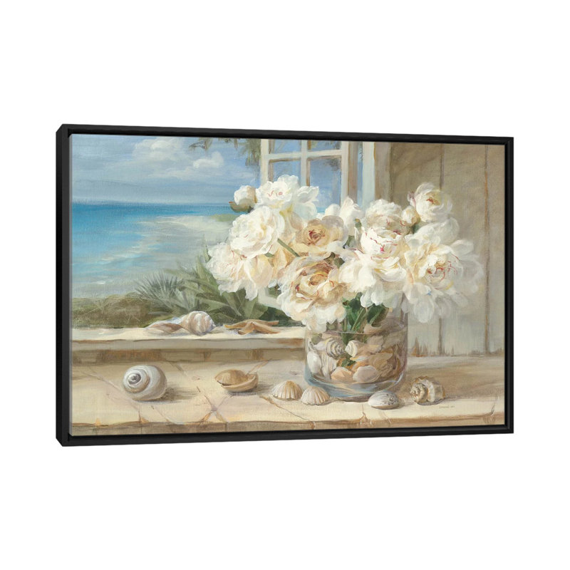 Au bord de la mer par Danhui Nai - estampe numérique sur toile tendue avec châssis, H 32 po x l 48 po x P 1,5 po