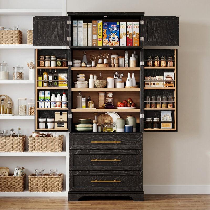 Grand garde-manger de style campagnard, Black
