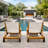 Maximilian Outdoor Teak Wood Chaise Lounge-1237900670