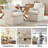 Upholstered Dining Chairs with Caster-582712526