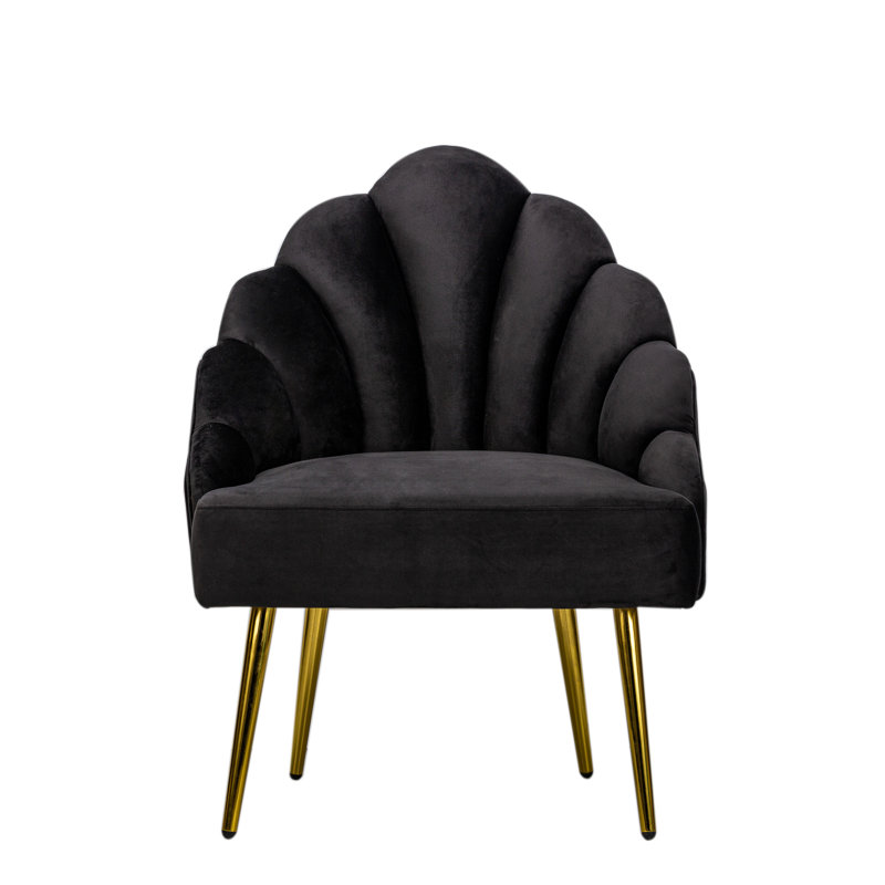 Méridienne Meilani, Velours noir