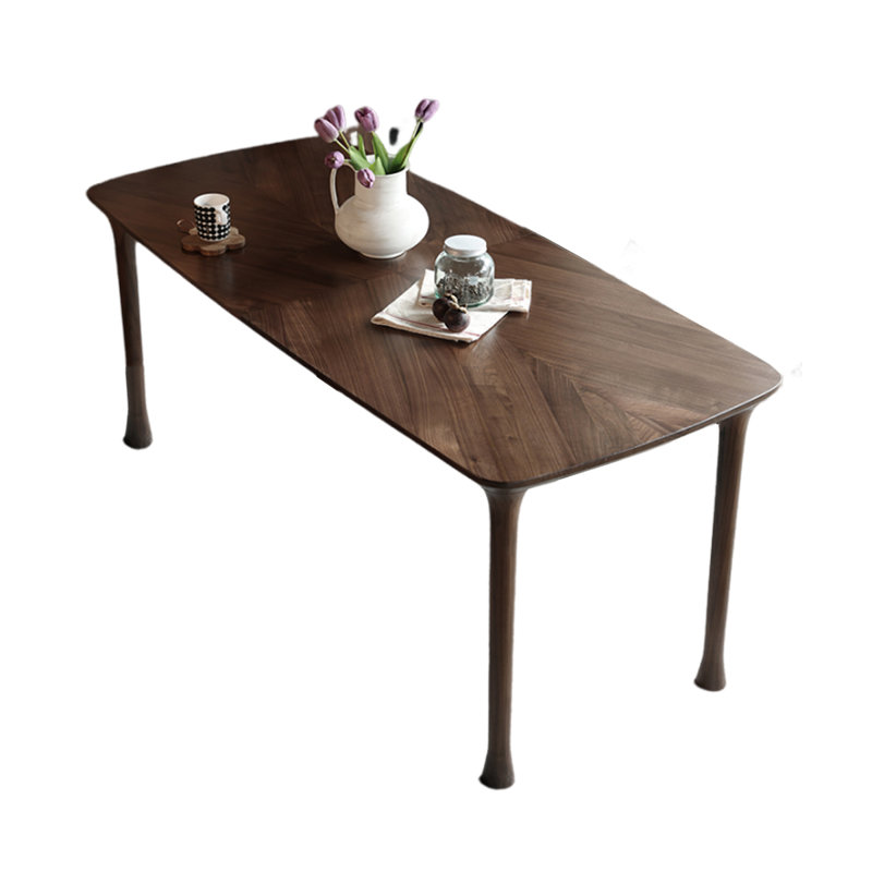 Table de salle à manger rectangulaire Vintage, H 29,52 po x L 55,11 po x l 27,55 po 