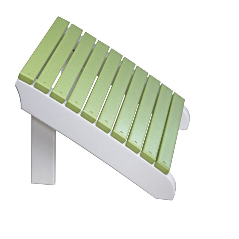 Bowmans Outdoor Adirondack Chair, Lime Green/White