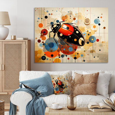 " Ladybug Playful Spots Geometric "