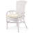 Set Of 2 Delberta Dining Armchairs Natural Rattan Wicker Handmade Design With Cushion, White Color-142532083